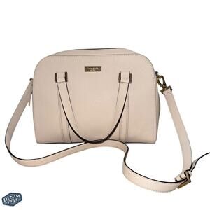 Kate Spade Felix Newberry Beige/Creami Domed Satchel Shoulder Bag/Purse